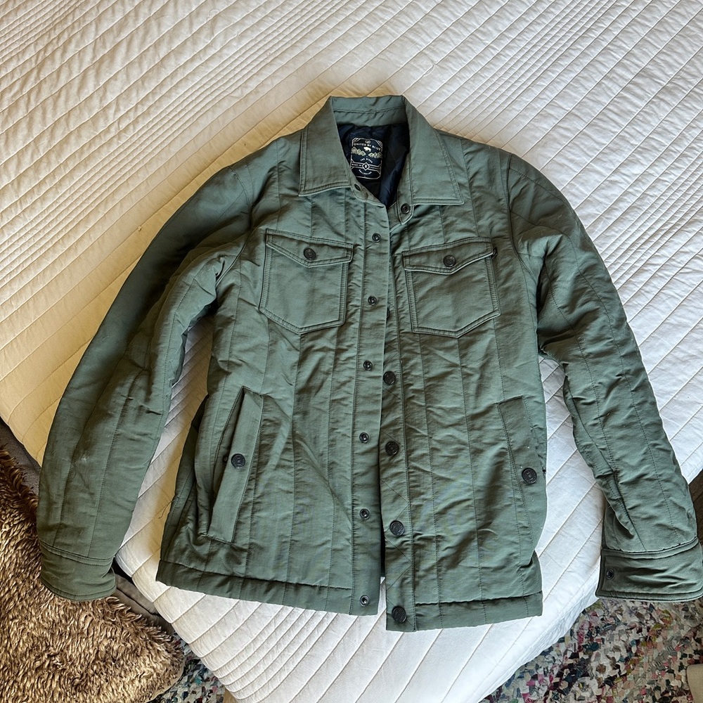 United By Blue Green Quilted Field Jacket